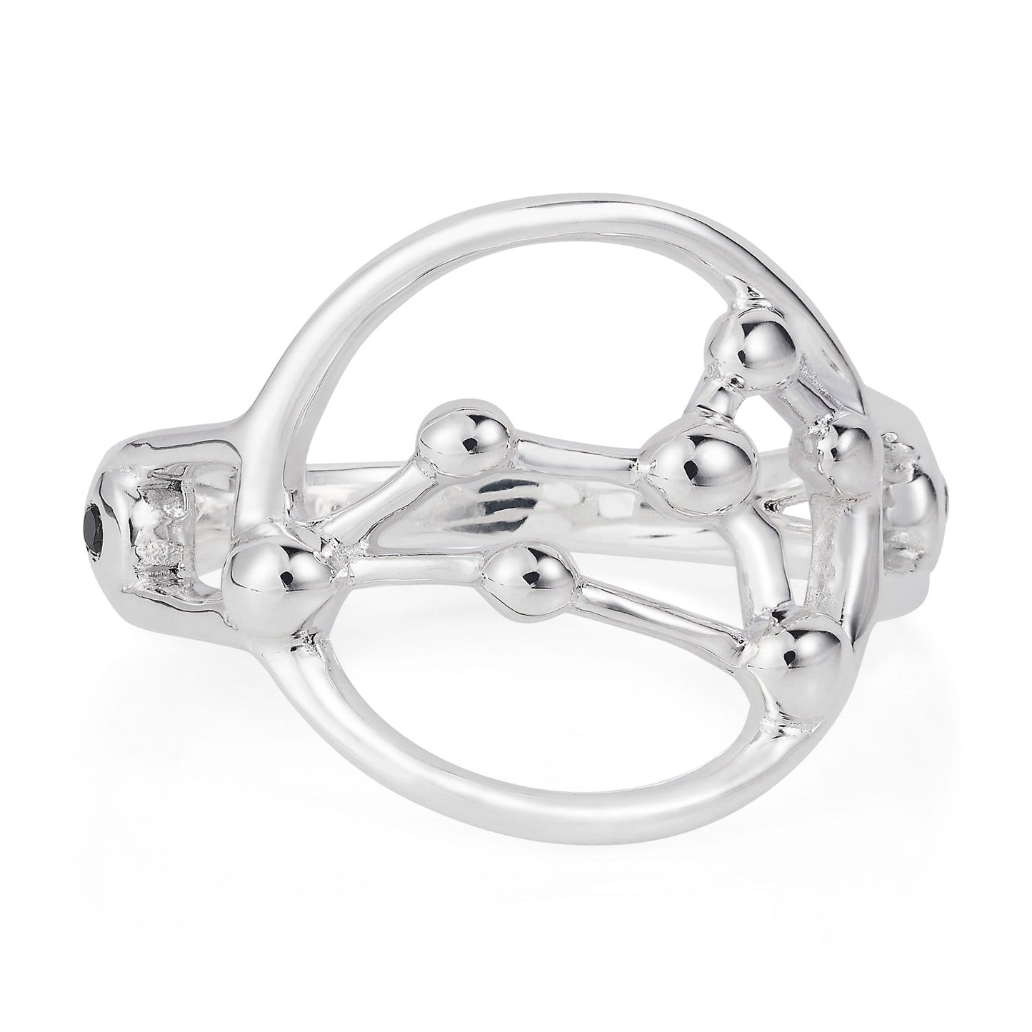 Star Sign Constellation Silver Ring by Yasmin Everley