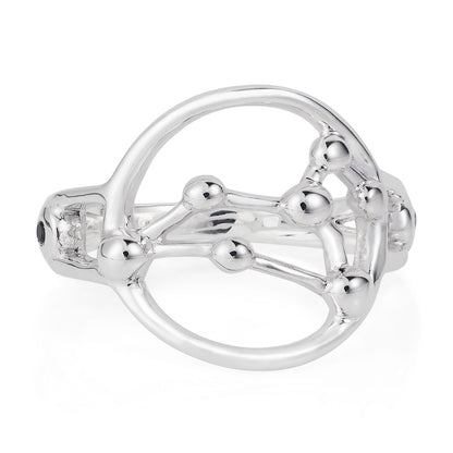 Star Sign Constellation Silver Ring by Yasmin Everley