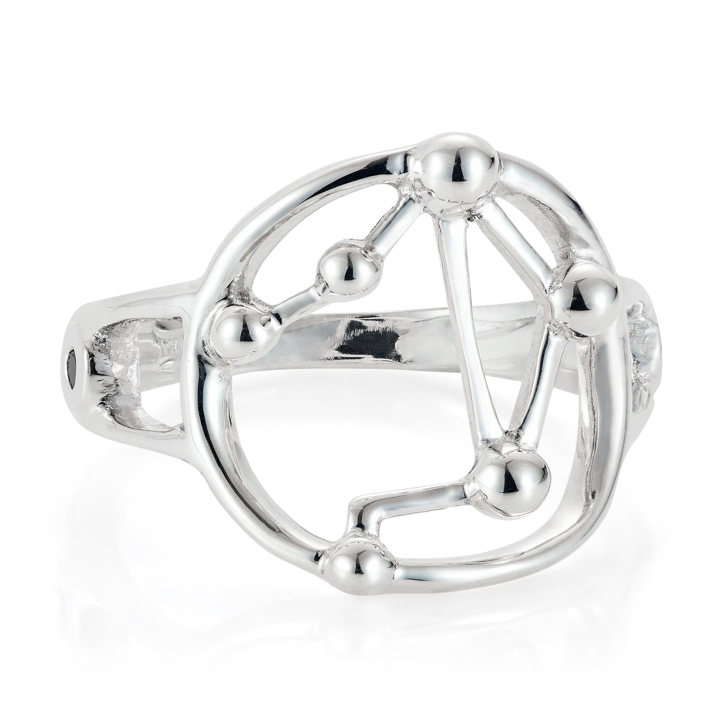 Star Sign Constellation Silver Ring by Yasmin Everley