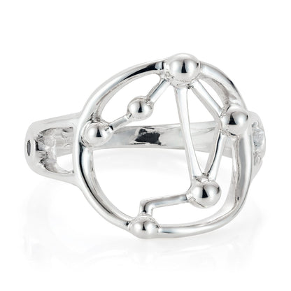 Star Sign Constellation Silver Ring by Yasmin Everley