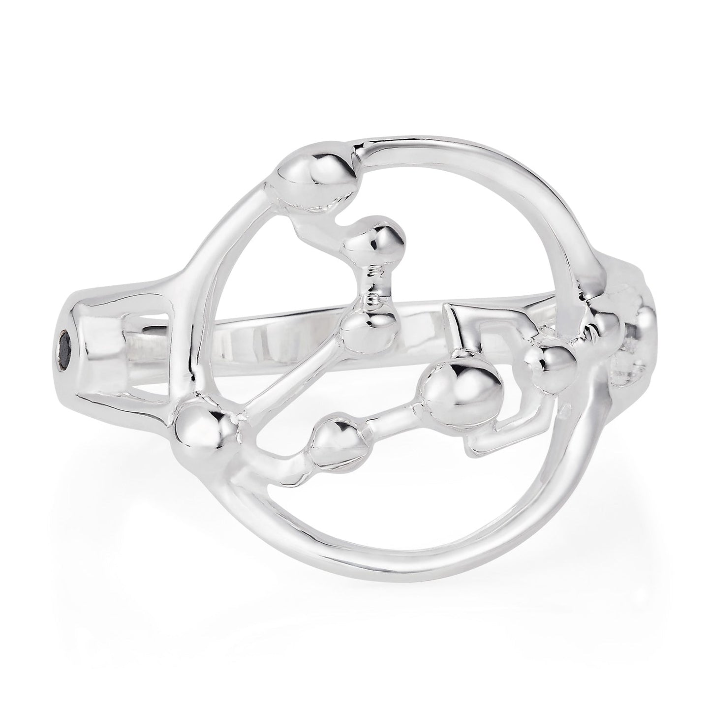 Star Sign Constellation Silver Ring by Yasmin Everley