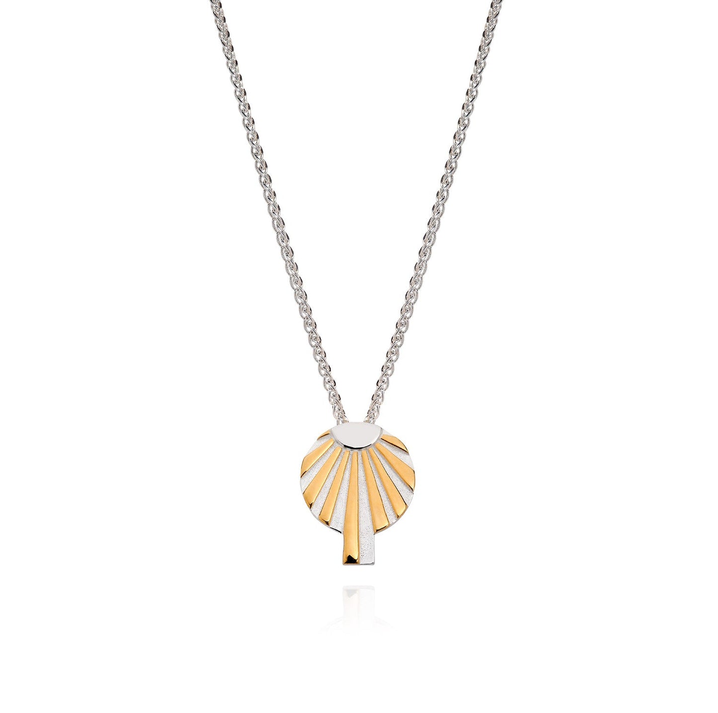 Art Deco Ray Initial Necklace by Yasmin Everley