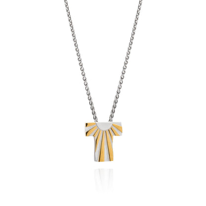 Art Deco Ray Initial Necklace by Yasmin Everley