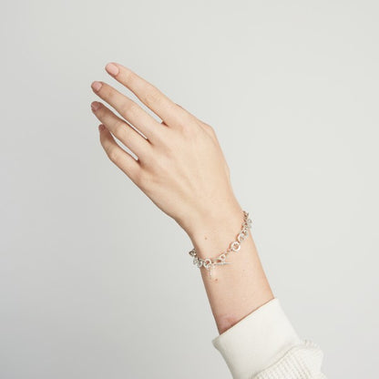 Rings on Rings Silver Bracelet by Joy Everley