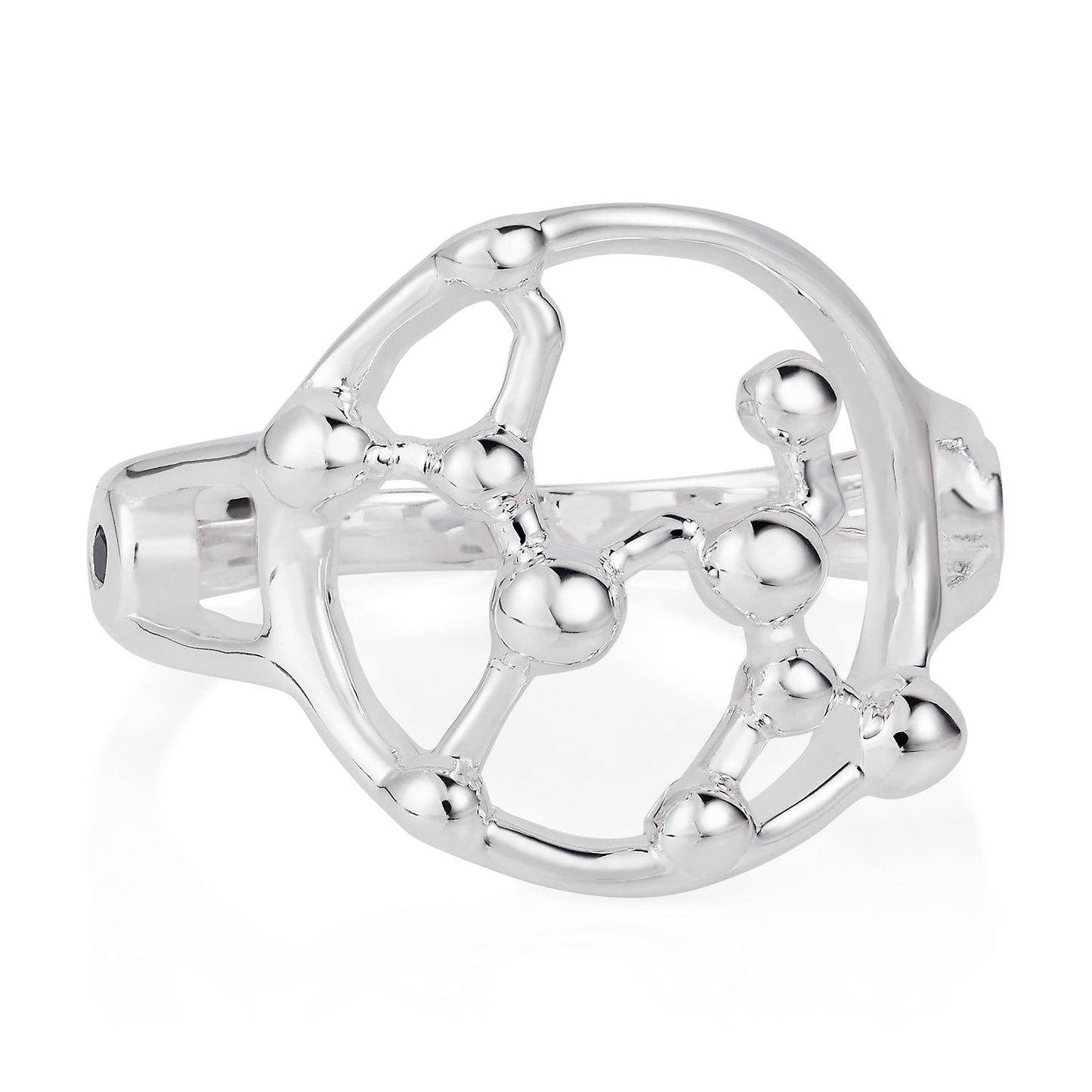 Star Sign Constellation Silver Ring by Yasmin Everley