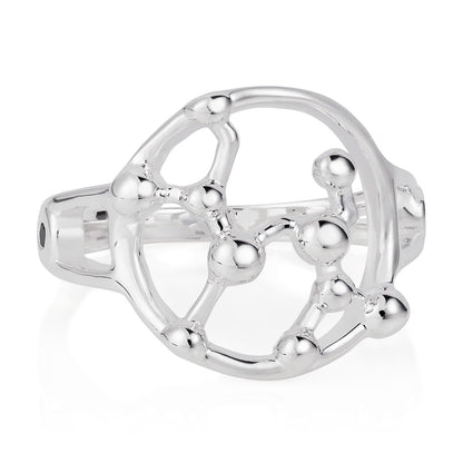 Star Sign Constellation Silver Ring by Yasmin Everley