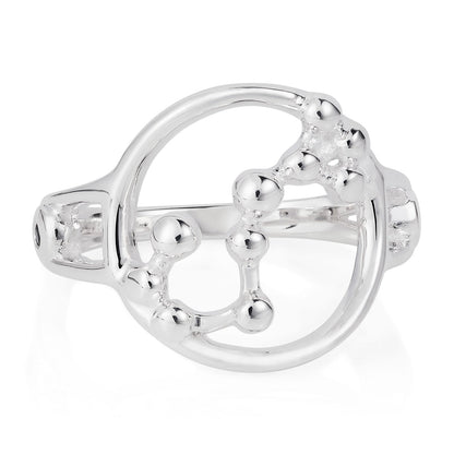 Star Sign Constellation Silver Ring by Yasmin Everley