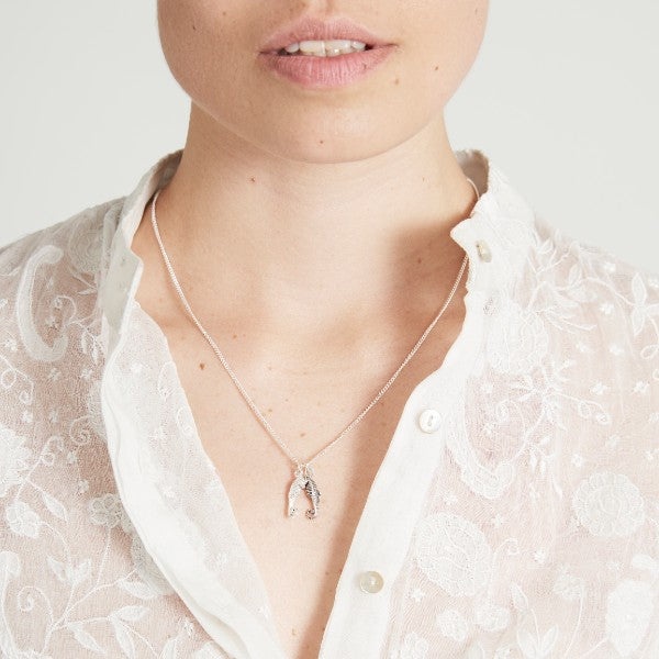 Silver Seahorses Friendship Necklace by Joy Everley