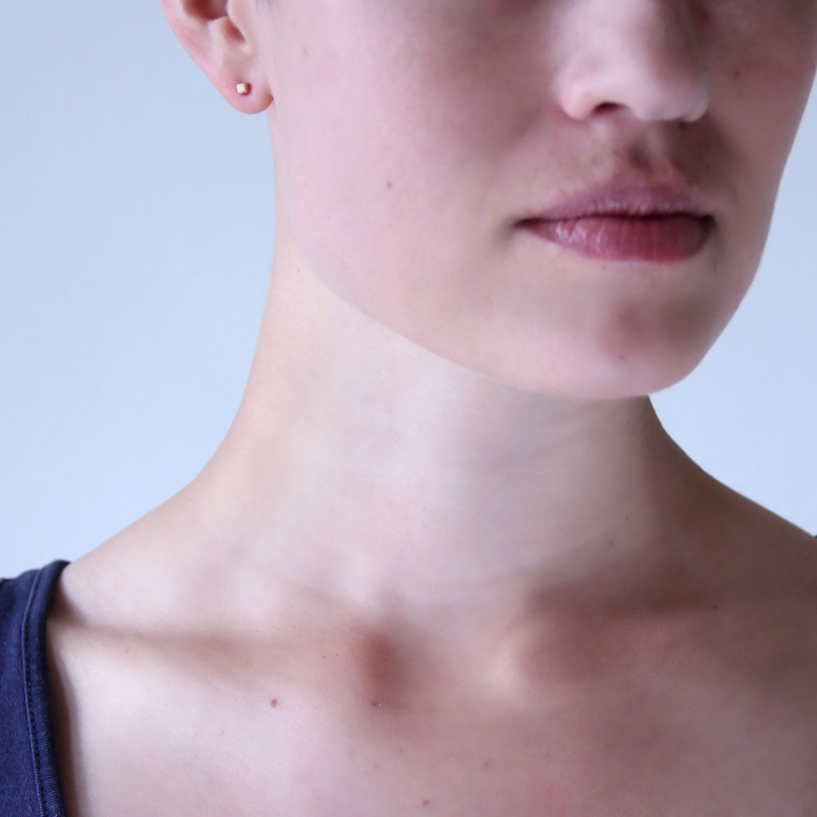 Gold Cube Earrings - Joy Everley Fine Jewellers, London
