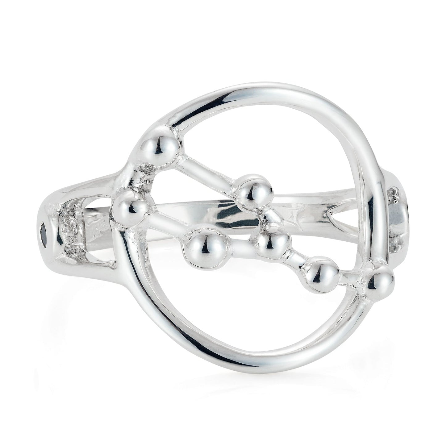 Star Sign Constellation Silver Ring by Yasmin Everley