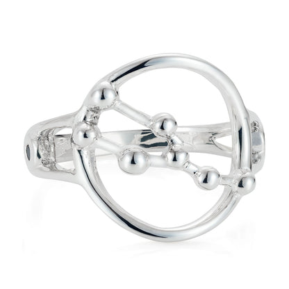 Star Sign Constellation Silver Ring by Yasmin Everley