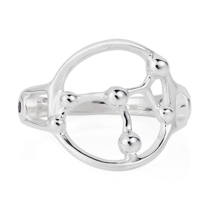 Star Sign Constellation Silver Ring by Yasmin Everley