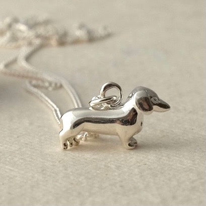 Silver Dachshund by Joy Everley