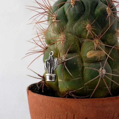Silver Cactus Charm by Joy Everley