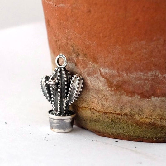 Silver Cactus Charm by Joy Everley