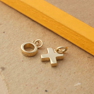 Solid Gold Kiss Cross by Joy Everley