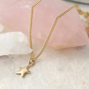Solid Gold Tiny Star by Joy Everley
