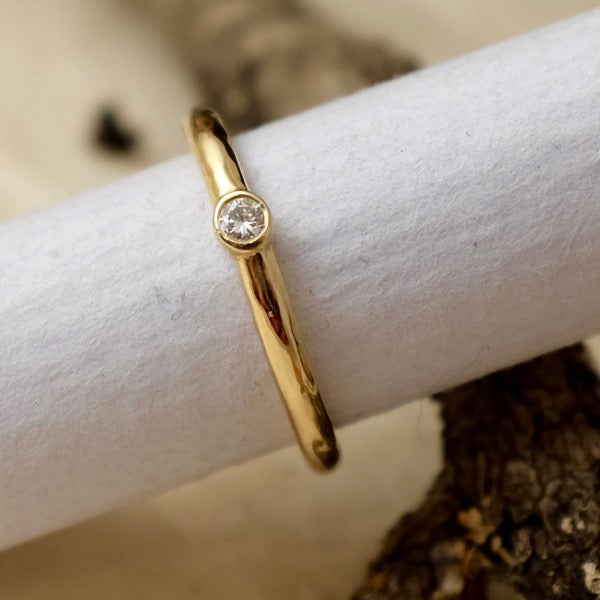Solid Gold Birch Band by Joy Everley