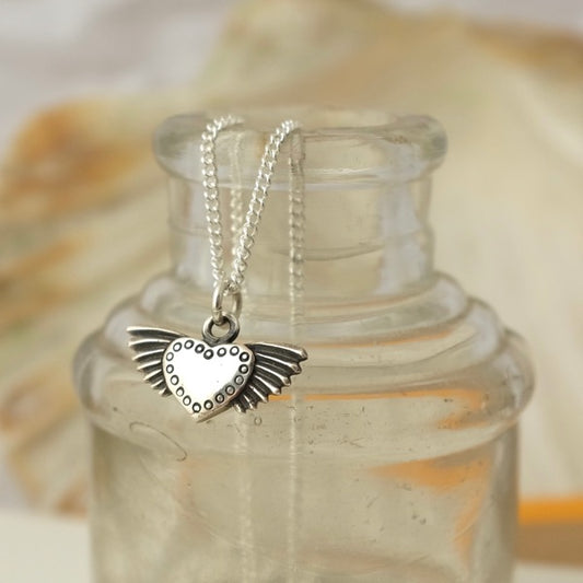 Silver Winged Heart by Joy Everley
