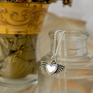 Silver Winged Heart by Joy Everley