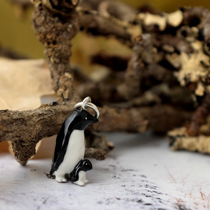 Penguin & Chick Silver Charm by Joy Everley