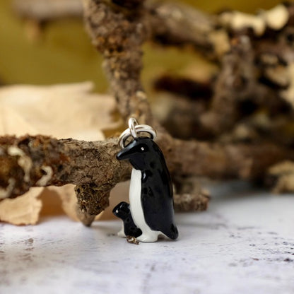 Penguin & Chick Silver Charm by Joy Everley