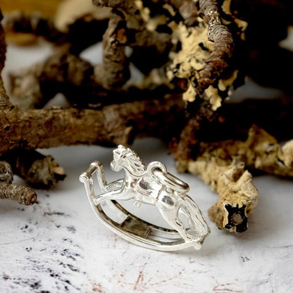 Silver Rocking Horse by Joy Everley