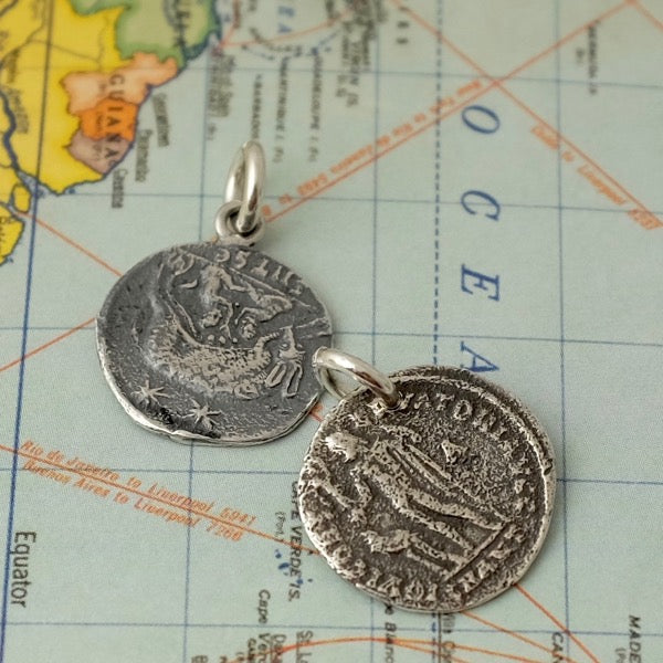 Ancient silver coins by Joy Everley
