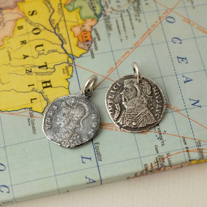 Ancient silver coins by Joy Everley