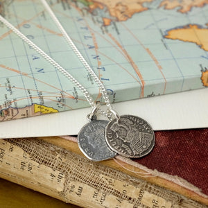 Ancient silver coins by Joy Everley
