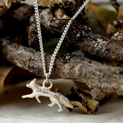 Silver Fox Necklace by Joy Everley