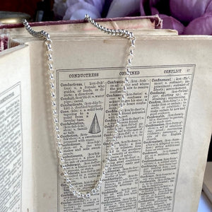 Silver Round Belcher Chain