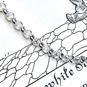 Silver Round Belcher Chain
