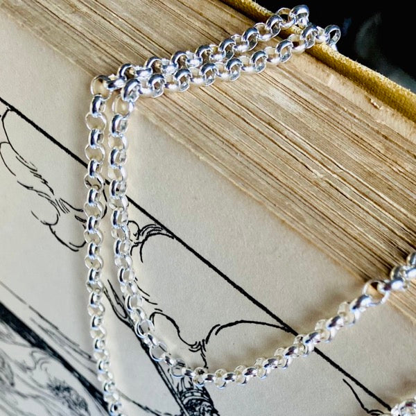Silver Round Belcher Chain