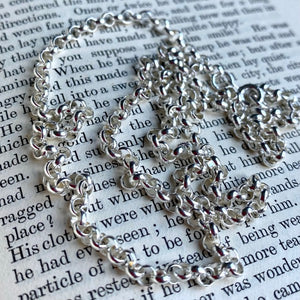 Silver Round Belcher Chain