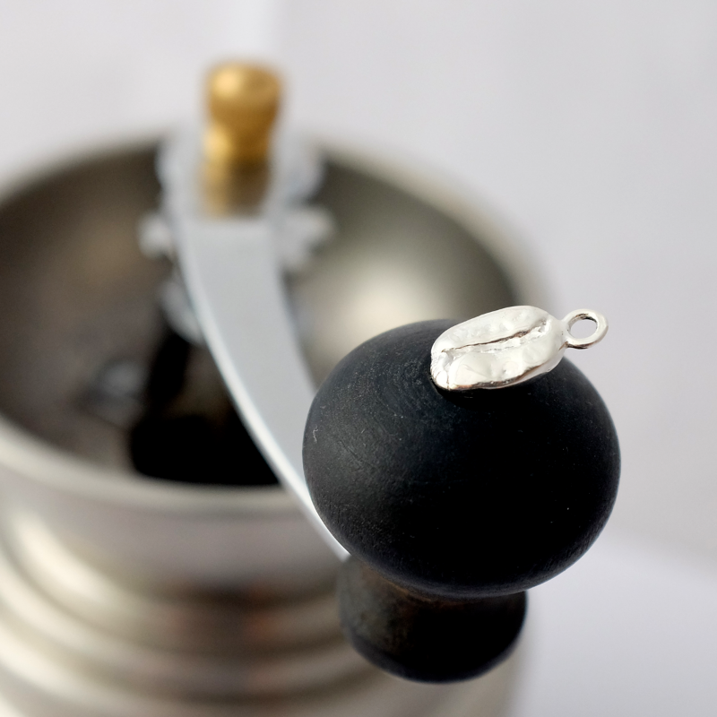 Coffee Bean Charm - Joy Everley Fine Jewellers, London