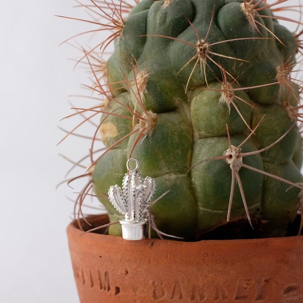 Silver Cactus Charm by Joy Everley