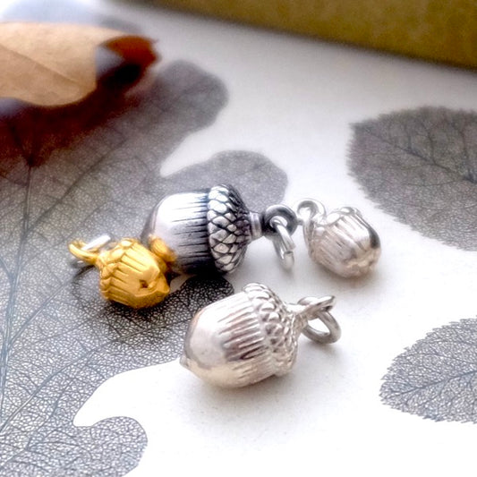 Silver Acorn Necklace by Joy Everley