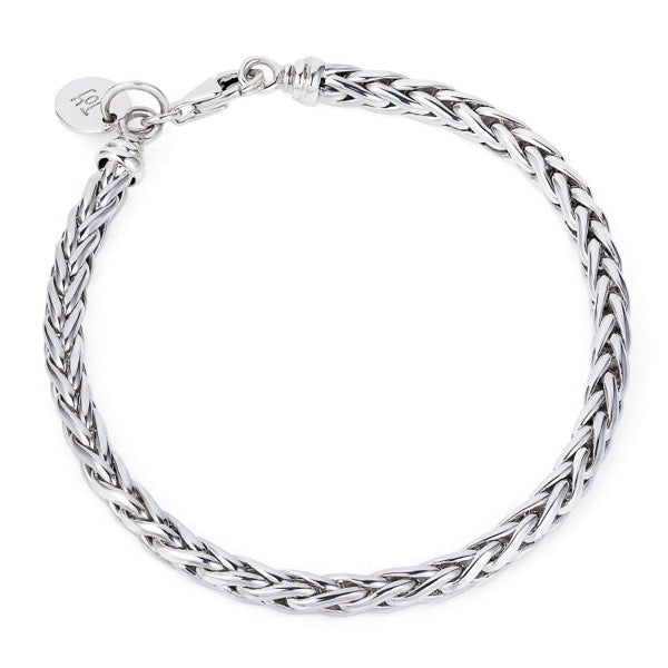 Silver Foxtail Woven Bracelet by Joy Everley