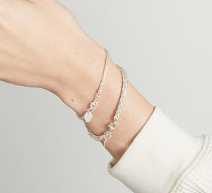 Silver Foxtail Woven Bracelet by Joy Everley