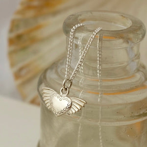 Silver Winged Heart by Joy Everley
