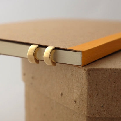 Solid Gold Little Chunky Hoops by Joy Everley