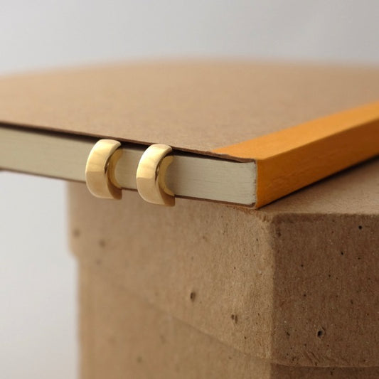 Solid Gold Little Chunky Hoops by Joy Everley