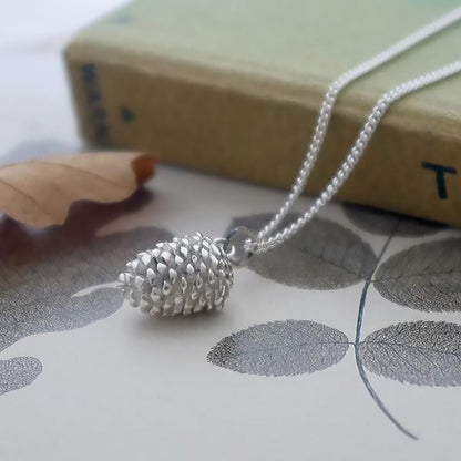 Silver Pinecone by Joy Everley