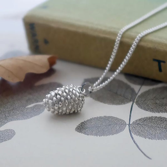 Silver Pinecone by Joy Everley
